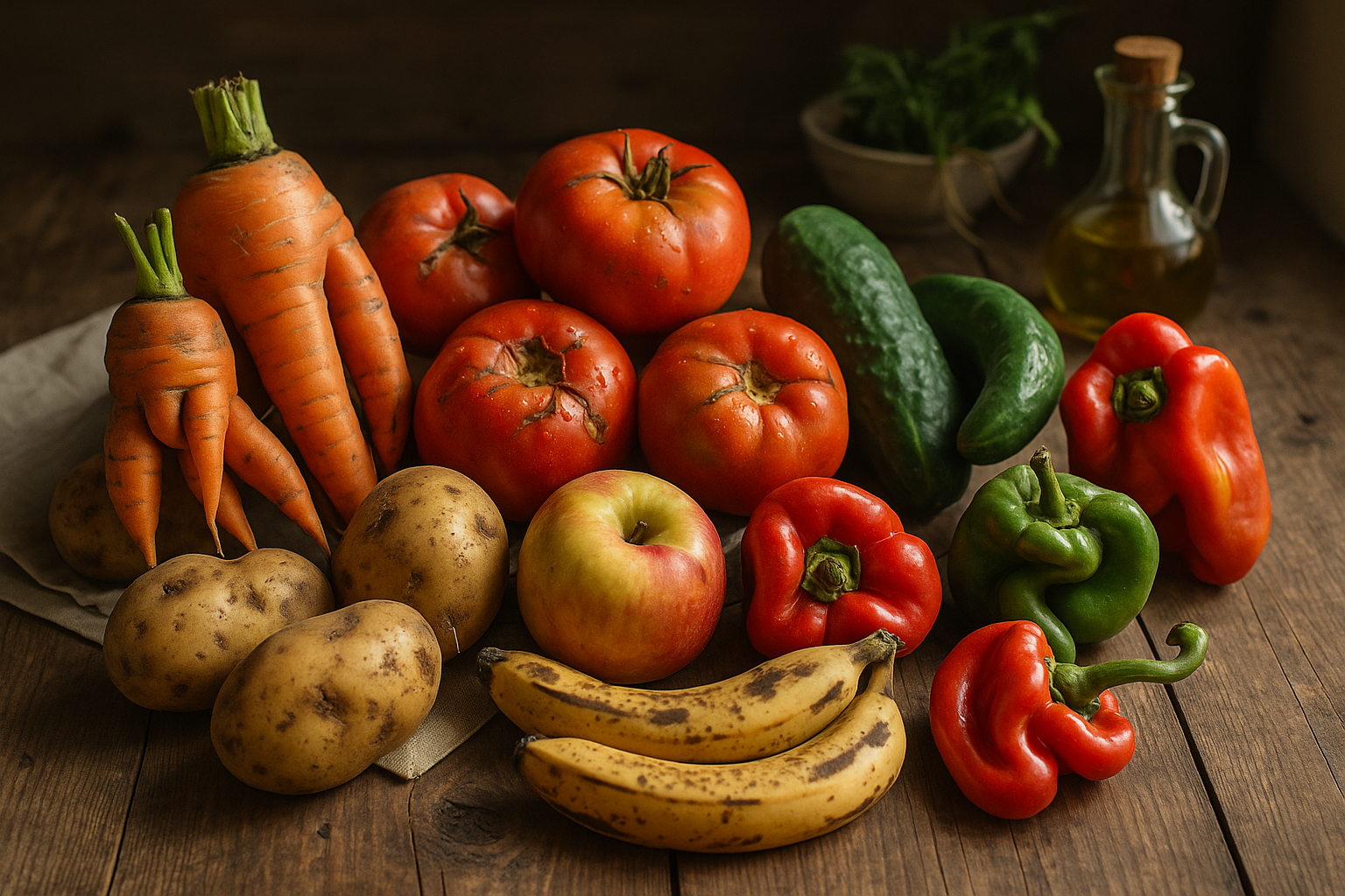 Ugly fruits and vegetables: imperfect foods to reduce food waste and support sustainable eating